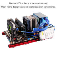 【มีของพร้อมส่ง】COD DIY Mini Open Aluminum Alloy Frame ATX Motherboard PC Computer Case