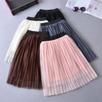 Baby Toddler Children Clothes School Girls Princess Mesh Tutu Skirts Kids Party Wedding Pleated Skirt Girl Tutus Dresses