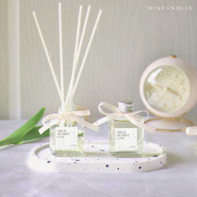 Reed Diffuser ขนาด 30ml ก้านไม้หอม ก้านไม้หอมอโรม่า  ก้านหอม ปรับอากาศ น้ำมันหอมระเหย น้ำหอมอโรม่า Minimal พร้อมกล่อง