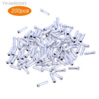 ✎ 200PCS/Set Aluminum Alloy MTB Bike Bicycle Brake Cable Tips Bicycle Brake Shifter Inner Cable Tips Wire End Cap Crimps Sliver