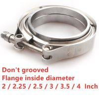 304 Stainless Steel Iron 2 2.5 3 3.5 4 V Band Clamp Exhaust Flange 76mm Turbo Exhaust Vband V Clamps Kits Flange Clamp