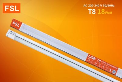 หลอด LED TUBE T8  FSL-T8-18W-65 แสงสีขาว