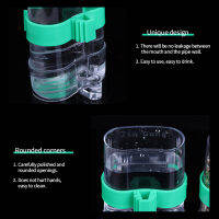 Auto Bird Feeder Waterer พร้อมคลิป Dispenser ขวดดื่มน้ำพุชามสำหรับสัตว์เลี้ยง Parrot Pigeon Cage Accessories2023