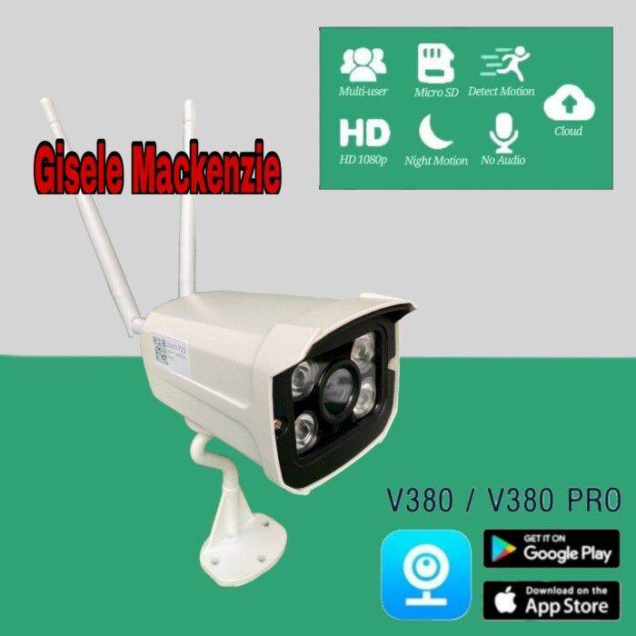New Ip CCTV Outdoor Aplikasi V380 plus Memory 32gb Cl 10 Lazada Indonesia