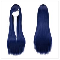 100 cm1 m pure black long straight hair female Cosplay anime universal wig Cos false hair