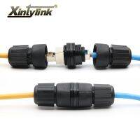 【CW】✵  xintylink RJ45 connector waterproof utp stp cat6 socket M25 F/F female lan ethernet cat5e cat 6 8p8c double rg rj 45 ip67