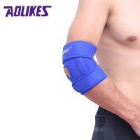 {Feili Sports Outdoor} AOLIKES แผ่นข้อศอกกอล์ฟกีฬาเทนนิส1ชิ้นรองรับไนลอนโรคข้ออักเสบ Epicondylitis โรงยิมรั้งปวดเข่าเพื่อความปลอดภัย