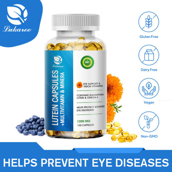 Eye Vitamins Lutein With Zeaxanthin, Supports Eye Health Eye Health ...