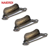 20PCS NAIERDI Antique Box Label Handles Retro Pull Frame Handle Name Card Holder Knob For Furniture Cabinet Drawer Door Hardware