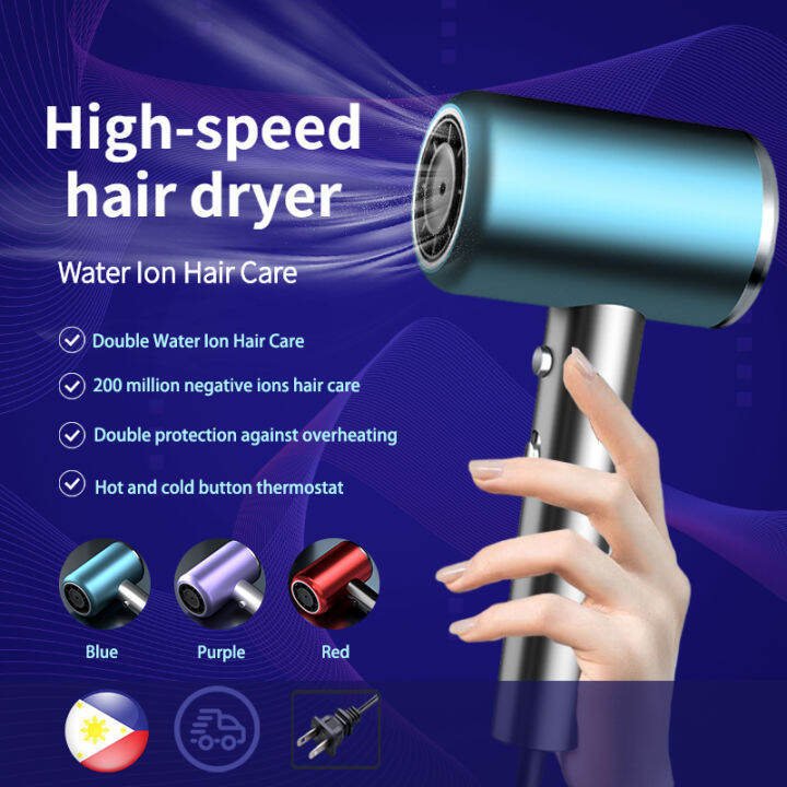 Hair Dryer, Green Model, Negative Ion Hair Dryer Lazada