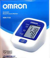 OMRON Automatic Blood Pressure Monitor HEM-7124 ออมรอน เครื่องวัดความดันโลหิตอัตโนมัติ รุ่น HEM-7124 365wecare (ไม่มี adapter)