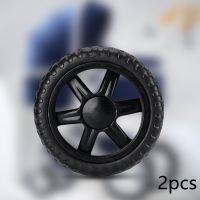 2 Pieces Flat Free Tire High Qualiy Lawn Cart for Travelling Cart Suitcase Universal Wheelbarrow Mower Burst Luggage Wheel