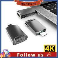 โทรศัพท์มือถือ QIANGNAN6หน้าจอโปรเจคเตอร์อะแดปเตอร์ USB สายเคเบิล C เป็น HDMIConverter ตัวผู้เป็นตัวเมียใช้งานได้กับ HDMI