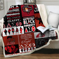 Black Girl 3D Blanket For Bed Sofa Soft Warm Flannel Bedding Washable Plush Throw Blankets Rectangle Office Nap Weighted Blanket