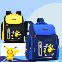 ใหม่ Pikachu เป้สะพายหลังลายอวกาศกระเป๋านักเรียน1-6เกรดกันน้ำส่วนบุคคลกระเป๋านักเรียน