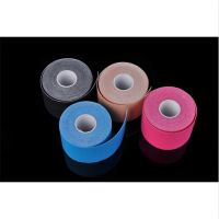 【LZ】 Solid Color Taping Tape Sports Adhesive Elastic Adhesive Muscle Bandage Knee Pad Dance Tactical Physio Strain Injury