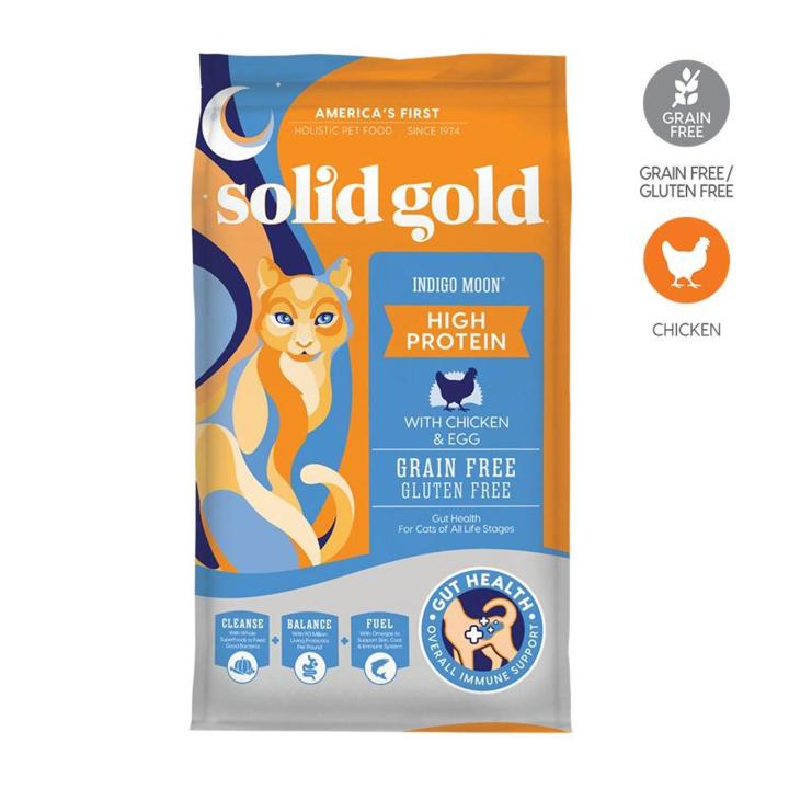 Solid Gold Grainfree Dry Cat Food Chicken and Egg Indigo Moon