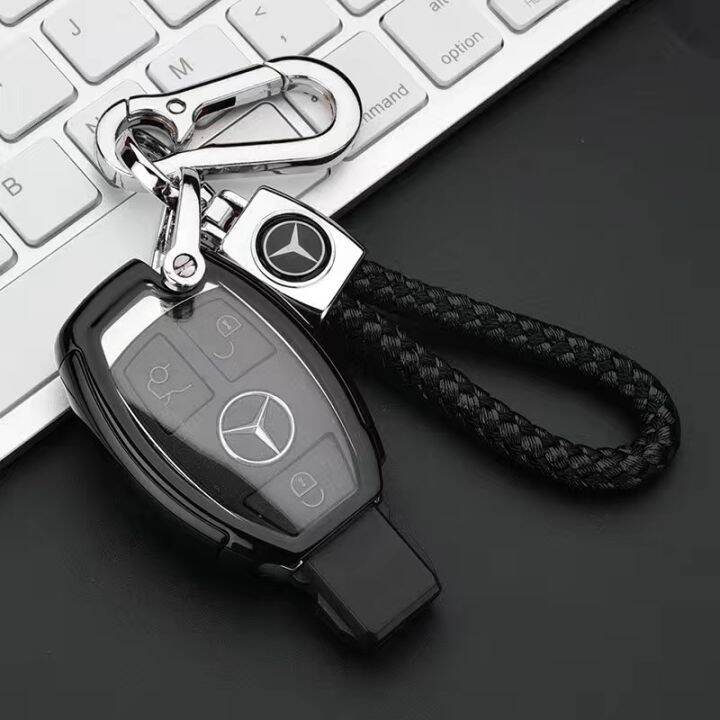 ychic-tpu-pc-benz-key-cover-benz-โลหะผสมจี้พวงกุญแจ-ที่ใส่กุญแจ-แหวนพวงกุญแจ-keyfob-เคสสำหรับ-mercedes-benz-w203-w211-w210-w124-w202-w204-amg-accessories