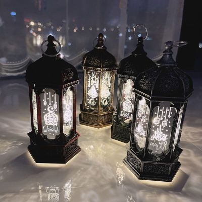 [Carmelun] Eid Mubarak นำโคมไฟลมเครื่องประดับอิสลามมุสลิมอุปกรณ์ของตกแต่งงานปาร์ตี้