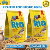 RIO Finches อาหารนกฟินซ์ มีส่วนผสมของธัญพืชนานาชนิด (Package 500G / 1KG)