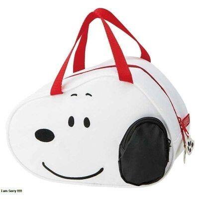 กระเป๋าถือเล็ก หน้า SNOOPY ของใช้ในห้องน้ำได้  ด้านในเป็น pvc เคลือบพลาสติกกันน้ำ  ด้านหน้ามีช่องใส่ของเล็ก  ขนาด 26×18×10 cm