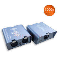 XLR ไมค์สเตอริโอ Hi-Fi เครื่องส่งสัญญาณเสียง Extender 1กม. RJ45ตัวรับส่งสัญญาณเครื่องเสียงเป็น XLR และการเชื่อมต่อชุดรับสัญญาณสำหรับโฮมเธียเตอร์