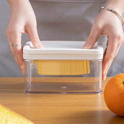 Household Baking Stainless Steel Butter Cutter Cheese Storage Box Cheese Butter Separator Refrigerator Food Organizer