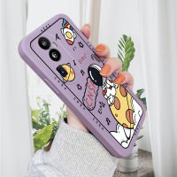 เคสโทรศัพท์สำหรับ OPPO Reno10 Pro + 5G เคสการ์ตูนนักบินอวกาศอวกาศเคสโทรศัพท์นาซ่าสแควร์ของแท้ปลอกซิลิโคนของเหลวเคสป้องกันทนแรงกระแทกกล้องคลุมทั้งหมด