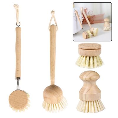 【CC】 Dish Brushes Pan Pot Cleaning Short Round Handle Household Bowl Washing Tools