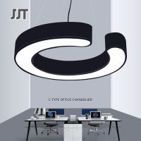 JJT โคมระย้าสำนักงานโคมระย้า LED สร้างสรรค์รูปตัว C นอร์ดิก