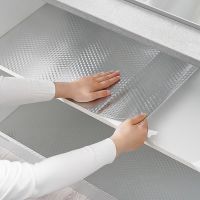 [24 Home Accessories] ¡Keuken Olie Proof Anti Fouling ③Aluminium สติกเกอร์ Folie Gasfornuis Kast Haard Keuken วอลเปเปอร์