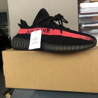 Adidas Yeezy Boost 350 Core Black Red สีมาใหม่ดำส้ม