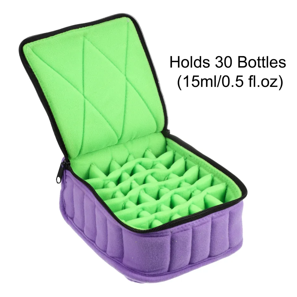 ▫▩◈ VOCOSTE 30 Bottles Carrying Case Portable Travel Double-layer Nail  Polish Box Cosmetic Storage Lipstick Organizer Case Handbag