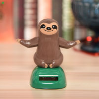 PUR Sloth Solar Dancing Toys Animal Figure Toy Car Office Desk Decoration Dancing Animal Birthday Gift