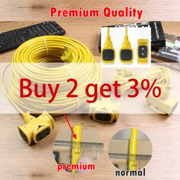 15M 30M 50M Heavy Duty Cable Reel Extension Wire 15/30/50 Meters Power Cord  Extension with Breaker