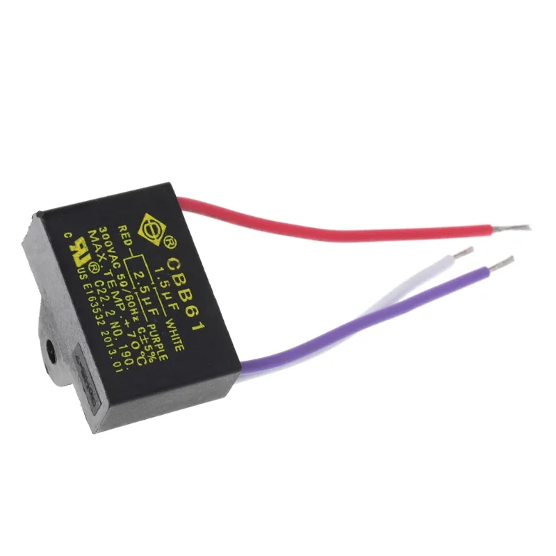 T Black Cbb61 1 5uf 2 3 Wires Ac 250v 50 60hz Capacitor For Ceiling Fan Lazada Ph Black Cbb61 1 5uf 2 3 Wires Ac 250v, Ceiling Fan Capacitor 3 Wire