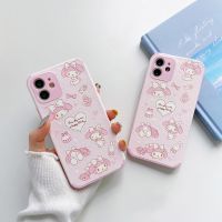 Sanrio โทรศัพท์ลายการ์ตูนน่ารักของฉันเคสสำหรับไอโฟน13 12 11 Pro Max XR XS MAX 8X7 SE 2022เคสซิลิโคนกันกระแทก Y2k เด็กผู้หญิง