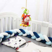 Baby ided Crib Bumper Blue White Dark Blue Protector Cot Bumper Room Decor