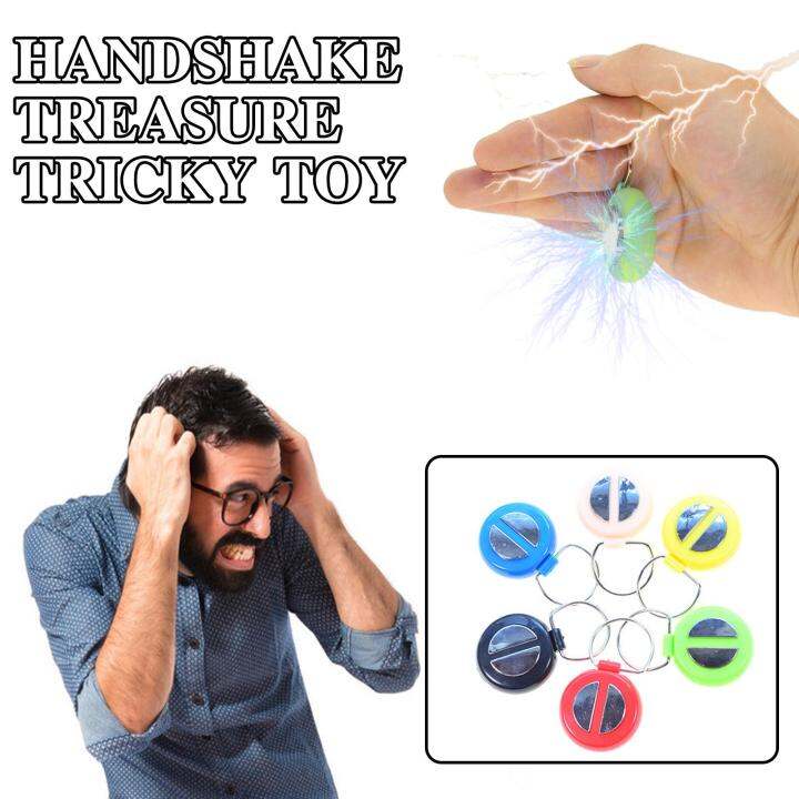 Electric Man Handshake Treasure Trick Toys Prank Prank Prank Electric