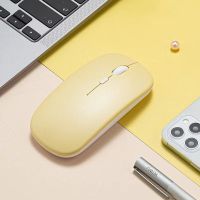 Macaron Rechargeable Wireless Bluetooth Mouse 2.4G USB Mice For Android Windows Tablet Laptop Notebook PC For IPAD Mobile Basic Mice