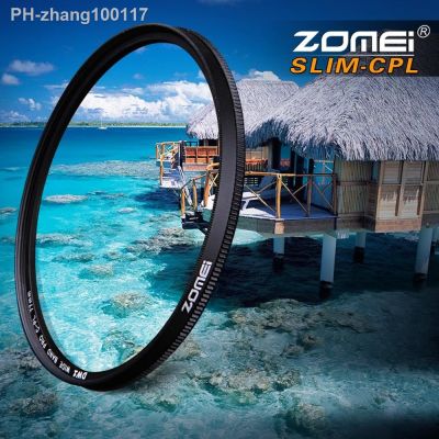 ZOMEI Ultra Slim AGC Optical Glass PRO CPL Circular Polarizing Polarizer Camera Lens Filter 52/55/58/62/67/72/77/82mm