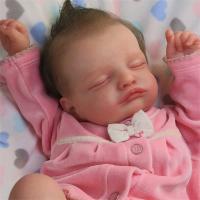 【YF】 20 Inches Reborn Blank Doll Kit Sleeping Baby Rosalie Vinyl Hand Made Supply Toy Diy Parts