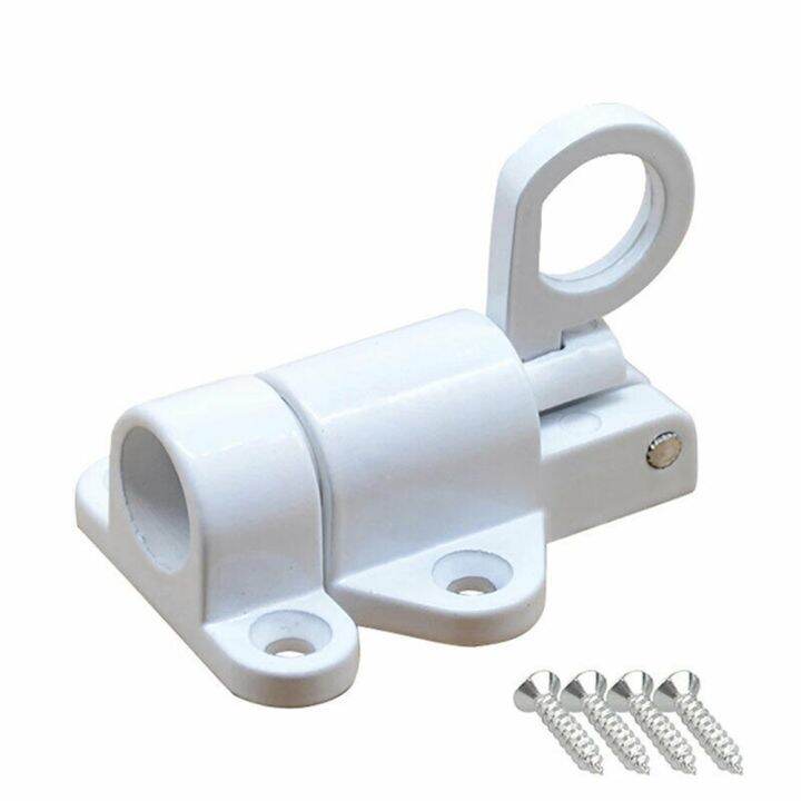 1 Set Selfclosing Latch Bolt Spring Loaded Aluminum Alloy Brand New