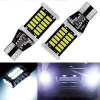 2PC T10 T15 W16W 4014 45SMD 26SMD รถ LED Trunk โคมไฟ CANBUS เบรคไฟเลี้ยวสัญญาณ Rogue ย้อนกลับไฟสำรองหลอดไฟ