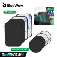 BlueWow TP05แผ่นโลหะแม่เหล็กสำหรับรถที่วางโทรศัพท์ Universal เหล็กแผ่นดิสก์สติกเกอร์รถ Mount โทรศัพท์มือถือแม่เหล็กขายึดสมาร์ทโฟน