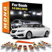 MDNG Canbus อุปกรณ์เสริมในรถยนต์ LED ภายในแผนที่โดมลำต้นหลอดไฟชุดสำหรับ Saab 9-5 2001-2006 2007 2008 2009 2010 2011 2012