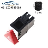 For Volkswagen Golf MK5 2004 2009 Rabbit Red Hazard Warning Flash Switch Button 1K0953509A 18G953509