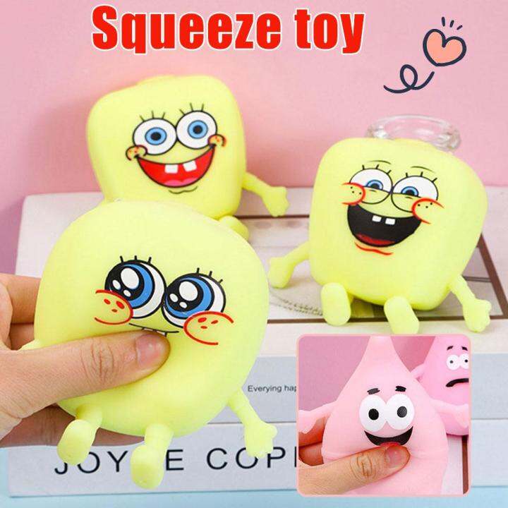 Random Emoticons Spongebob Stress Relief Squeeze Toy Decompression