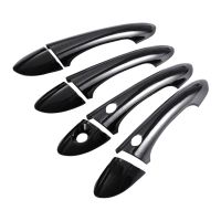 Haywood1 1 Set Car Exterior Door Handle Covers Trims with Hole for 2011 2012 2013 2014