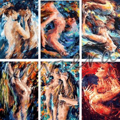 Sexy Woman Diamond Painting Cross Stitch Nude Girl Fantasy Romance Full Drill Crafts for Adults Embroidery Home Decor Bedroom